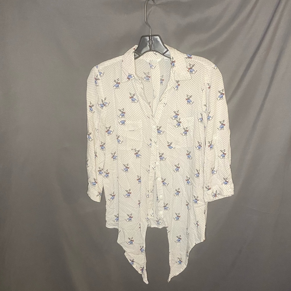 Tie shirt with frenchies